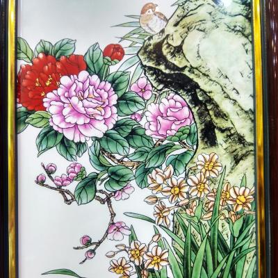 Bộ tranh sứ Tứ Quý - sản phẩm trang trí nhà cửa đẹp và độc đáo, mang nhiều ý nghĩa phong thủy may mắn